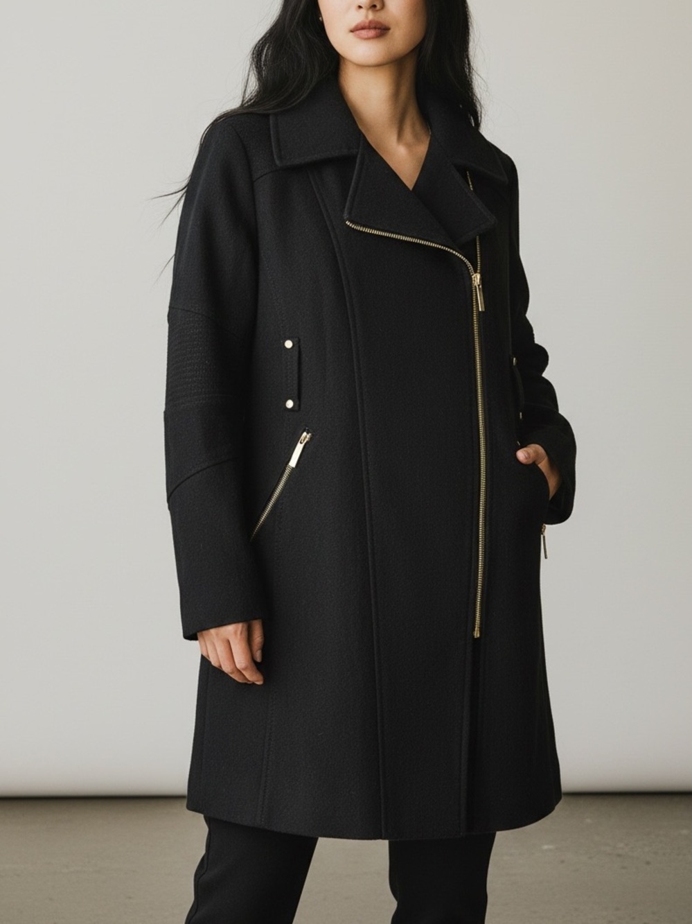 Michael Kors wool blend coat